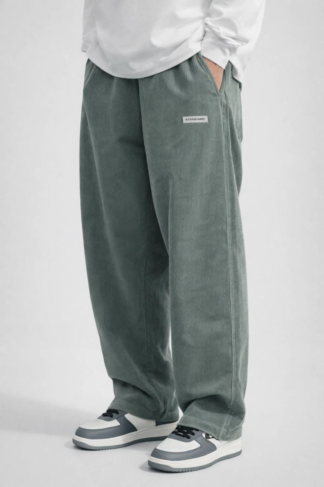VIP Wide Leg Corduroy Trousers