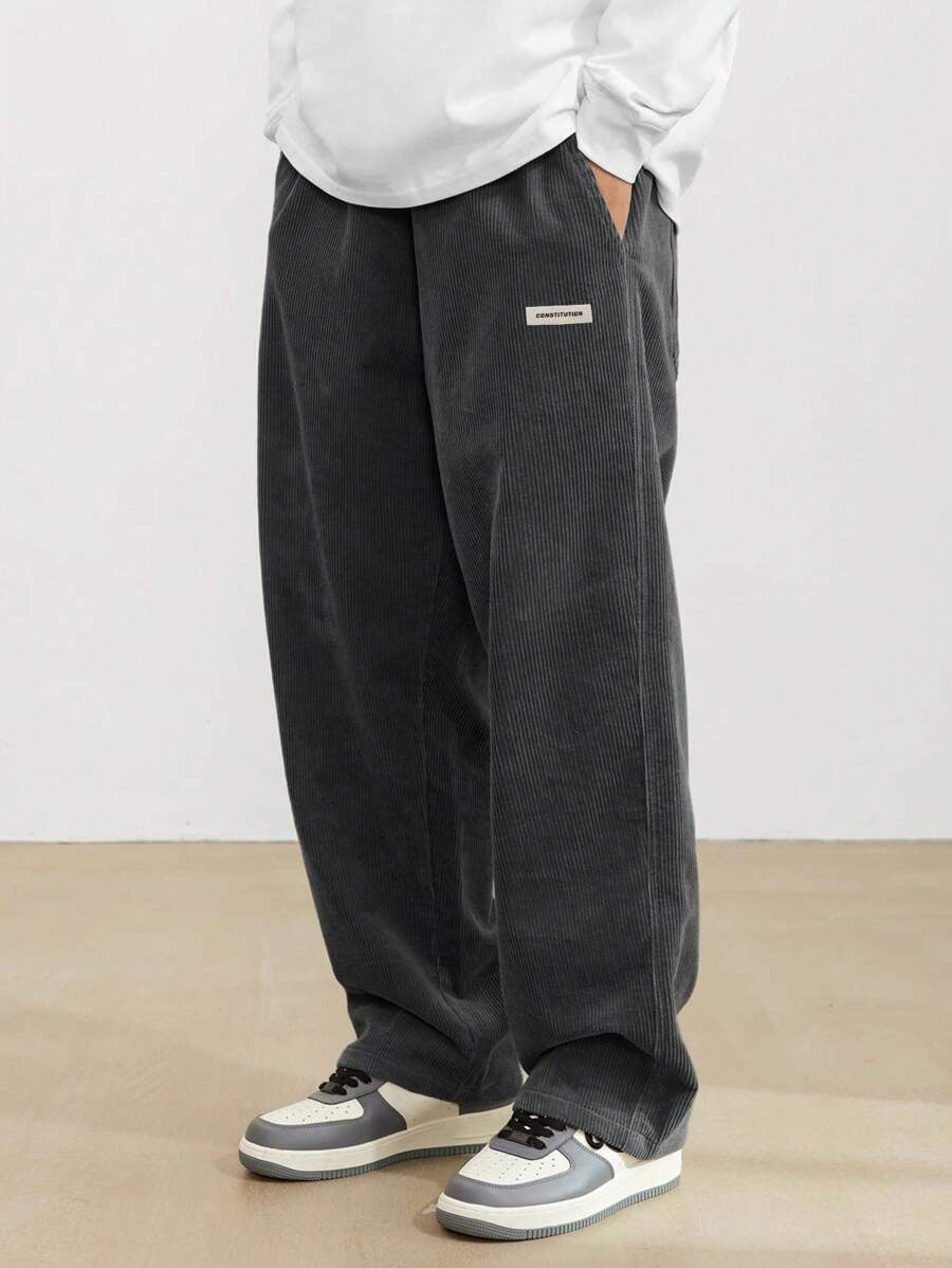 VIP Wide Leg Corduroy Trousers