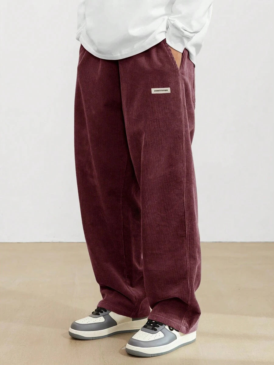 VIP Wide Leg Corduroy Trousers